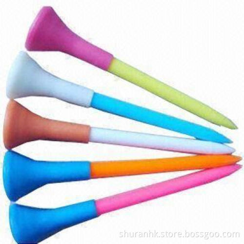 Golf Tees with Rubber Top